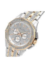Load image into Gallery viewer, Bulova Octova Crystal Silver Dial Two Tone Steel Strap Watch for Men - 98C133