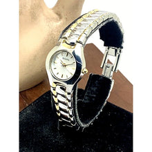 Load image into Gallery viewer, Bulova Classic White Dial Two Tone Steel Strap Watch for Women - 98T84