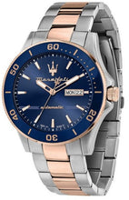 Load image into Gallery viewer, Maserati Competizione Automatic Blue Dial Two Tone Steel Strap Watch For Men - R8823100001
