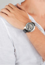 Load image into Gallery viewer, Maserati Successo 44mm Grey Dial Black Leather Strap Watch For Men - R8871621006