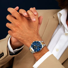 Load image into Gallery viewer, Maserati Competizione Chronograph Blue Dial Two Tone Steel Strap Watch For Men - R8873600006