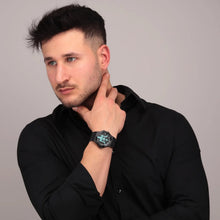 Load image into Gallery viewer, Maserati Potenza Aqua Edition Black Dial Black Mesh Bracelet Watch For Men - R8853144002