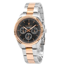 Load image into Gallery viewer, Maserati Competizione Analog Black Dial Two Tone Stainless Steel Strap Watch For Men - R8853100020