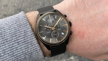 Load image into Gallery viewer, Tissot T Classic PR 100 Chronograph Anthracite Black Dial Black Mesh Bracelet Watch For Men - T101.417.23.061.00