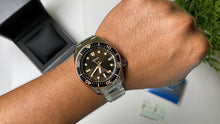 Load image into Gallery viewer, Seiko Prospex Sea Diver Automatic Brown Dial Silver Steel Strap Watch For Men - SPB240J1