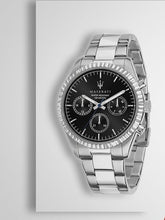 Load image into Gallery viewer, Maserati Competizione Chronograph Quartz Black Dial Watch For Men - R8853100023