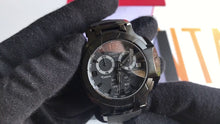 Load image into Gallery viewer, Tissot T Race Chronograph Black Dial Black Rubber Strap Watch for Men - T048.417.37.057.00