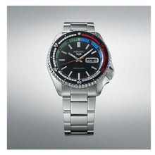 Load image into Gallery viewer, Seiko 5 Sports SKX Series Regatta Timer Retro Blue Dial Silver Steel Strap Watch For Men - SRPK13K1