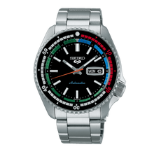 Load image into Gallery viewer, Seiko 5 Sports SKX Series Regatta Timer Retro Blue Dial Silver Steel Strap Watch For Men - SRPK13K1