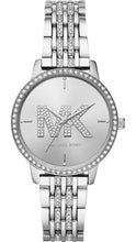 Load image into Gallery viewer, Michael Kors Melissa Quartz Silver Dial Silver Steel Strap Watch for Women - MK4370