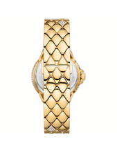 Load image into Gallery viewer, Michael Kors Camile Analog White Dial Gold Steel Strap Watch for Women - MK4801