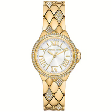 Load image into Gallery viewer, Michael Kors Camile Analog White Dial Gold Steel Strap Watch for Women - MK4801