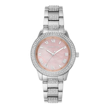 Load image into Gallery viewer, Michael Kors Tibby Multifunction Crystals Pink Dial Silver Steel Strap Watch for Women - MK4686