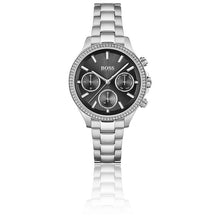Load image into Gallery viewer, Hugo Boss Hera Black Dial Silver Steel Strap Watch for Women - 1502593