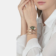 Load image into Gallery viewer, Just Cavalli Glam Evo 5 Green Dial Rose Gold Steel Strap Watch for Women - JC1L228M0055