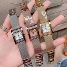 Load image into Gallery viewer, Guess Nouveau Diamonds Rose Gold Dial Rose Gold Mesh Bracelet Watch for Women - W0127L3