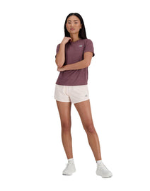 Women's Athletics Tee :Licorice Heather