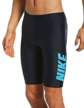 Load image into Gallery viewer, Men's Liquify Swoosh Swim Jammer :Dark Obsidian