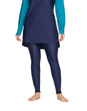 Load image into Gallery viewer, Women's Victory Essential Swim Leggings :Midnight Navy