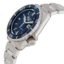 Load image into Gallery viewer, Seiko 5 Sports Automatic Blue Dial Silver Steel Strap Watch for Men - SRPK97K1