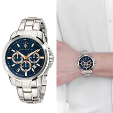 Load image into Gallery viewer, Maserati Successo Chronograph 44mm Stainless Steel Watch For Men - R8873621008