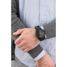 Load image into Gallery viewer, Maserati Ingegno Chronograph Black Dial Black Leather Strap Watch For Men - R8871619003