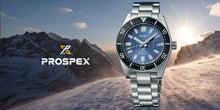 Load image into Gallery viewer, Seiko Prospex Automatic 1965 Dive 55th Anniversary Limited Edtion Blue Dial Silver Steel Strap Watch For Men - SPB149J1