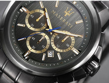 Load image into Gallery viewer, Maserati Successo Chronograph Gray Dial Gray Steel Strap Watch For Men - R8873621007