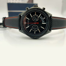 Load image into Gallery viewer, Maserati Circuito Black Dial Black Leather Strap Watch For Men - R8871627004