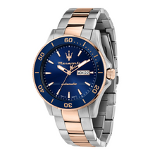 Load image into Gallery viewer, Maserati Competizione Automatic Blue Dial Two Tone Steel Strap Watch For Men - R8823100001