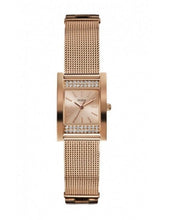Load image into Gallery viewer, Guess Nouveau Diamonds Rose Gold Dial Rose Gold Mesh Bracelet Watch for Women - W0127L3