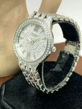 Load image into Gallery viewer, Bulova Crystal Collection Silver Dial Silver Steel Strap Watch for Women - 96L243