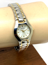 Load image into Gallery viewer, Bulova Classic White Dial Two Tone Steel Strap Watch for Women - 98T84