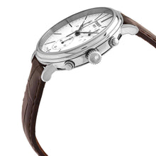 Load image into Gallery viewer, Tissot Carson Premium Chronograph White Dial Brown Leather Strap Watch For Men - T122.417.16.011.00