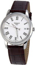 Load image into Gallery viewer, Tissot T Classic Dream White Dial Brown Leather Strap Watch for Men - T033.410.16.013.01