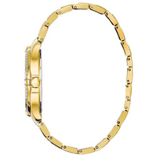 Load image into Gallery viewer, Bulova Crystal Collection Silver Crystal Dial Gold Steel Strap Watch for Women - 98L228
