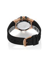 Load image into Gallery viewer, Maserati Potenza Black &amp; Rose Gold Dial Black Rubber Strap Watch For Men - R8851108002