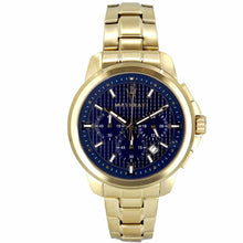 Load image into Gallery viewer, Maserati Successo Chronograph Blue Dial Gold Steel Strap Watch For Men - R8873621021