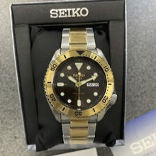 Load image into Gallery viewer, Seiko 5 Sports Automatic Brown Dial Two Tone Steel Strap Watch For Men - SRPK24