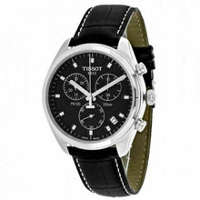 Load image into Gallery viewer, Tissot PR 100 Chronograph Black Dial Black Leather Strap Watch For Men - T101.417.16.051.00