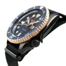 Load image into Gallery viewer, Seiko 5 Sports Automatic Blue Dial Black NATO Strap Watch for Men - SBSA098