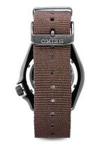 Load image into Gallery viewer, Seiko 5 Sport Automatic Black Dial Green Nylon Strap Watch For Men - SRPD65K4