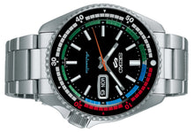 Load image into Gallery viewer, Seiko 5 Sports SKX Series Regatta Timer Retro Blue Dial Silver Steel Strap Watch For Men - SRPK13K1