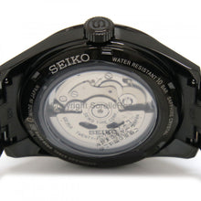 Load image into Gallery viewer, Seiko Presage Sharp Edged Series Black Dial Black Steel Strap Watch For Men - SPB229J1