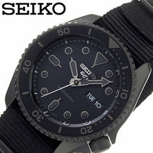 Load image into Gallery viewer, Seiko 5 Sports Automatic Black Dial Black NATO Strap Watch For Men - SRPD79K1