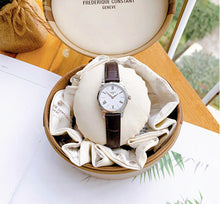 Load image into Gallery viewer, Tissot Tradition 5.5 Lady Silver Dial Brown Leather Strap Watch for Women - T063.009.16.018.00