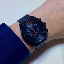 Load image into Gallery viewer, Tissot T Classic PR 100 Chronograph Black Dial Black Mesh Bracelet Watch For Men - T101.417.33.051.00