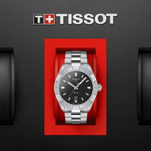 Load image into Gallery viewer, Tissot PR 100 Sport Quartz Black Dial Silver Steel Strap Watch For Men - T101.610.11.051.00