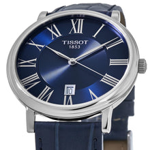 Load image into Gallery viewer, Tissot Carson Premium Blue Dial Blue Leather Strap Watch For Men - T122.410.16.043.00