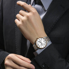 Load image into Gallery viewer, Tissot T Classic Carson Premium Silver Dial Two Tone Steel Strap Watch For Men - T122.410.22.033.00